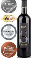 Bottle of red wine Siddura Fola Cannonau Riverva 2017