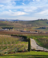 View from the hill Sansi, where Scagliola winery is located in Monferrato, Piedmont, Italy