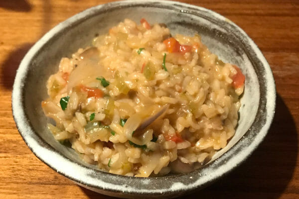 Italian dish Chicory Risotto