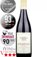 Bottle of Italian red wine Rubinelli Vajol Amarone della Valpolicella DOCG 2013