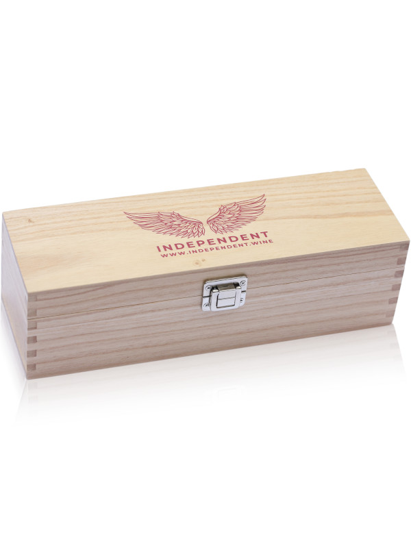 Wine Gift Wooden Box with Independent Wine Insignia