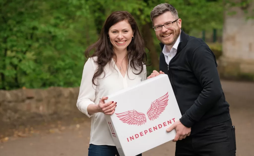 Elvira and Oleg of Independent Wine shortlisted for The Drinks Business Fine Wine Retailer of the Year 2021 award