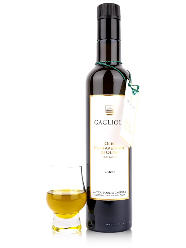 Bottle of Gagliole Tuscan Extra Virgin Olive Oil 2020