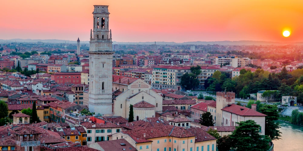 View of the city of Verona